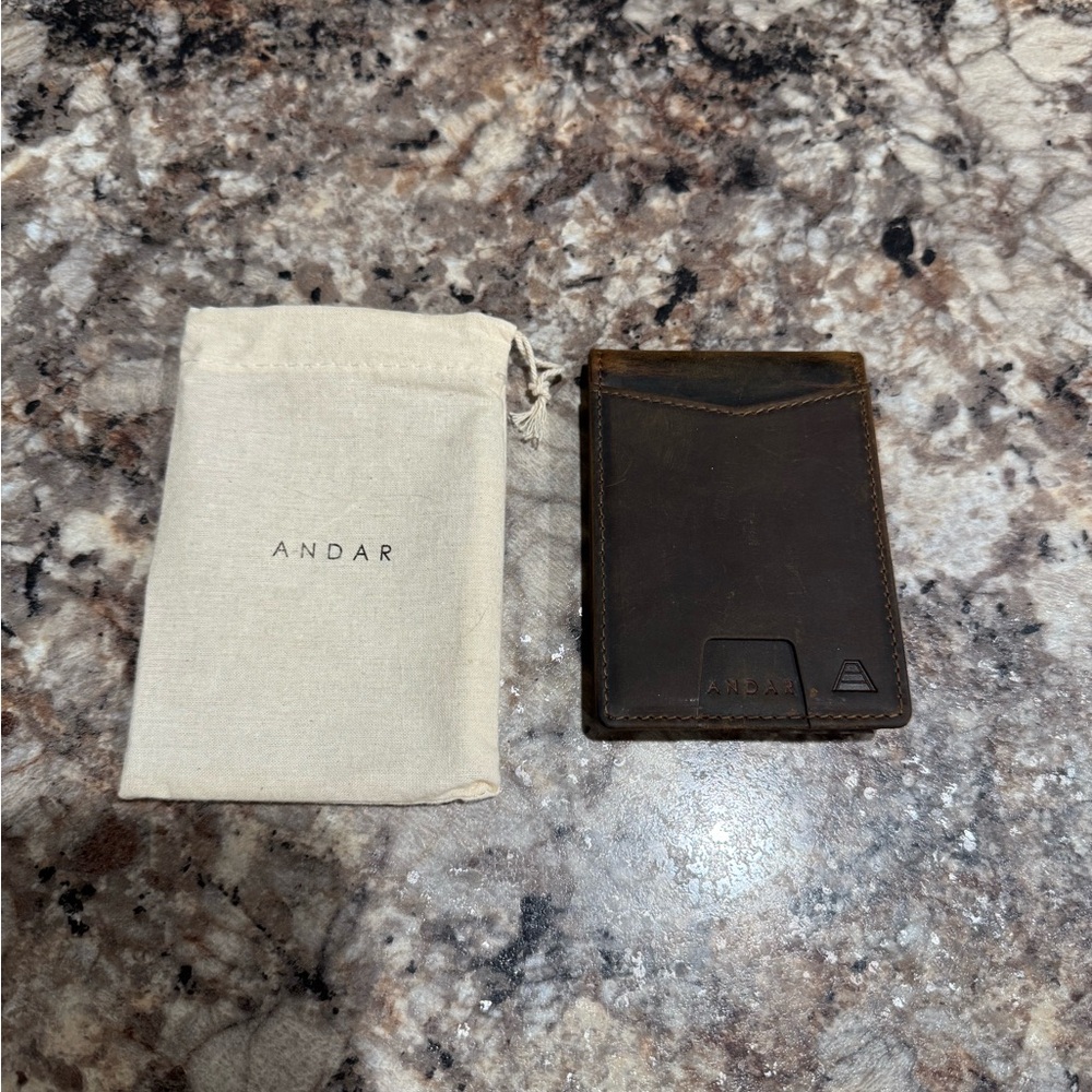 Andar Apollo Brown Leather Wallet